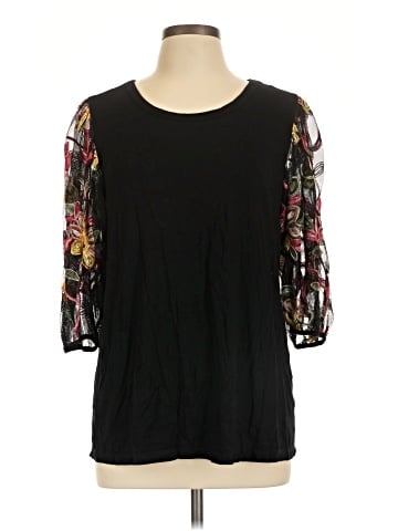 Kim & Cami 3/4 Sleeve T-Shirt (view 1)
