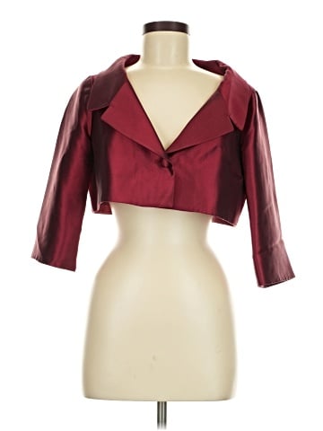 Teri Jon by Rickie Freeman Silk Blazer (view 1)