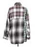 BDG 100% Cotton Plaid Gray Jacket Size S - photo 2