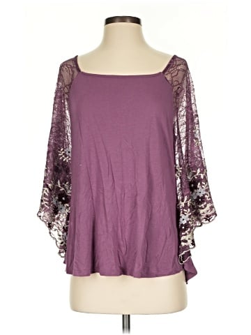 Akemi + Kin 3/4 Sleeve Top (view 1)