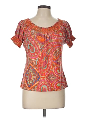Lauren by Ralph Lauren Short Sleeve Blouse (view 1)