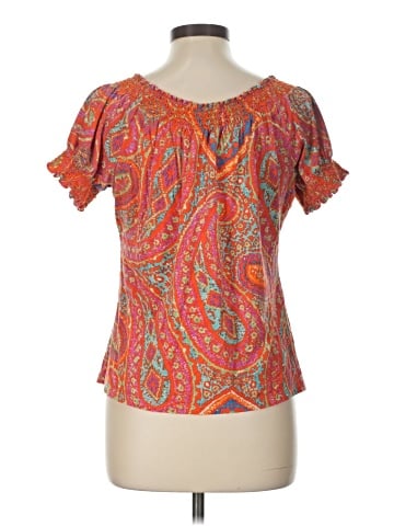 Lauren by Ralph Lauren Short Sleeve Blouse (view 2)