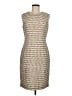 St. John Tweed Tan Cocktail Dress Size 6 - photo 1