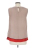 Willi Smith 100% Polyester Red Sleeveless Blouse Size M - photo 2