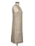 St. John Tweed Tan Cocktail Dress Size 6 - photo 4