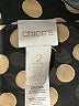 Chico's Polka Dots Gold Long Sleeve Blouse Size Lg Petite (2) - photo 7