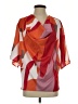 Stylewe Color Block Orange Short Sleeve Blouse Size S - photo 1