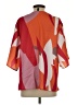 Stylewe Color Block Orange Short Sleeve Blouse Size S - photo 2