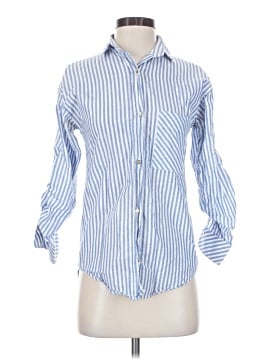 Zara Basic 3/4 Sleeve Button Down Shirt