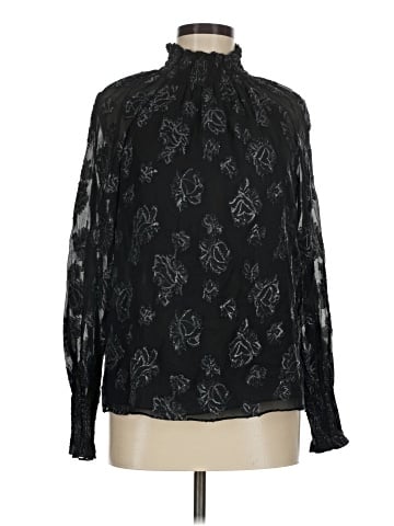 Rebecca Taylor Long Sleeve Silk Top (view 1)