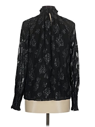 Rebecca Taylor Long Sleeve Silk Top (view 2)