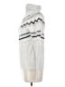 Ann Taylor LOFT Chevron-herringbone White Turtleneck Sweater Size XXS (petite) - photo 5