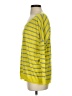 Moda International 100% Cotton Stripes Yellow Pullover Sweater Size S - photo 5