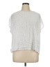 Kim Rogers 100% Polyester White Short Sleeve Top Size XL - photo 1