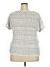 Chico's Metallic Silver Pullover Sweater Size XXL (4) - photo 2