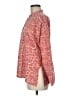Assorted Brands 100% Cotton Print White Red Long Sleeve Blouse Size M - photo 5
