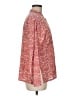 Assorted Brands 100% Cotton Print White Red Long Sleeve Blouse Size M - photo 4