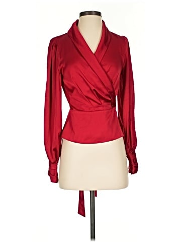 White House Black Market Long Sleeve Blouse (view 1)