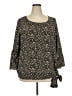 MICHAEL Michael Kors Black 3/4 Sleeve Blouse Size 2X - photo 1