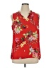 Rose + Olive 100% Polyester Red Sleeveless Blouse Size XL - photo 1