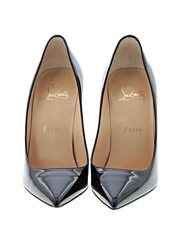 Christian Louboutin Patent Leather Kate 100mm Pumps (view 2)
