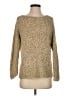 Sigrid Olsen 100% Silk Metallic Tan Silk Pullover Sweater Size S - photo 1
