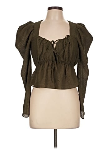 Topshop 3/4 Sleeve Blouse (view 1)
