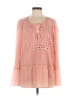 Express 100% Polyester Pink Long Sleeve Blouse Size XL - photo 1