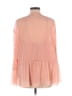 Express 100% Polyester Pink Long Sleeve Blouse Size XL - photo 2