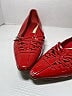 Prada 100% Leather Red Flats Size EU 37 - photo 3