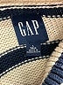 Gap 100% Cotton Stripes Ivory Turtleneck Sweater Size L (tall) - photo 7