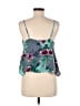 Volcom 100% Viscose Green Sleeveless Blouse Size 8 - photo 2