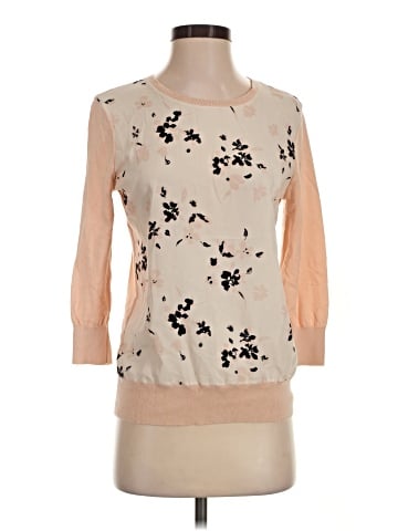 Ann Taylor Factory 3/4 Sleeve T-Shirt (view 1)