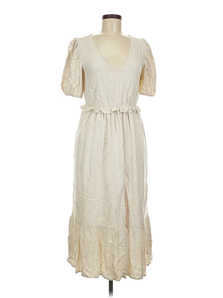 Pre-owned Sugarlips Casual Dress In Ivory