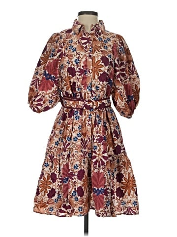 Olivaceous Casual Dress (view 1)