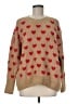 Vince Camuto Hearts Tan Pullover Sweater Size M - photo 1