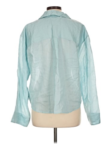 Madewell Resort Long-Sleeve Shirt in Ramie (view 2)