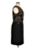 Connected Apparel Black Cocktail Dress Size 14 - photo 4