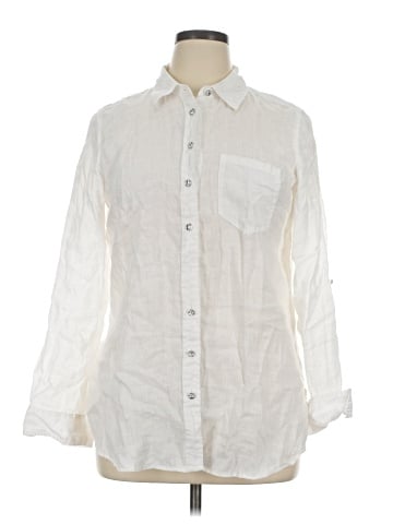 INC International Concepts Long Sleeve Button-Down Shirt (view 1)
