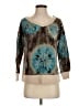 Honeyme Tie-dye Teal Pullover Sweater Size S - photo 1