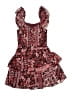 Zunie 100% Polyester Paisley Red Dress Size 8 - photo 2