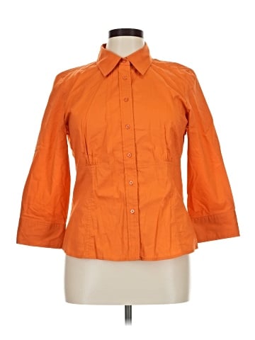 Rafaella 3/4 Sleeve Button-Down Shirt (view 1)