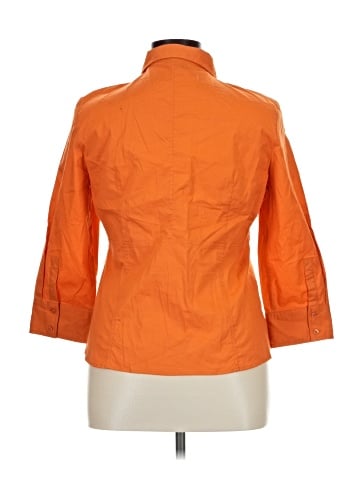 Rafaella 3/4 Sleeve Button-Down Shirt (view 2)