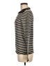 Tory Burch 100% Wool Stripes Black Wool Pullover Sweater Size M - photo 5