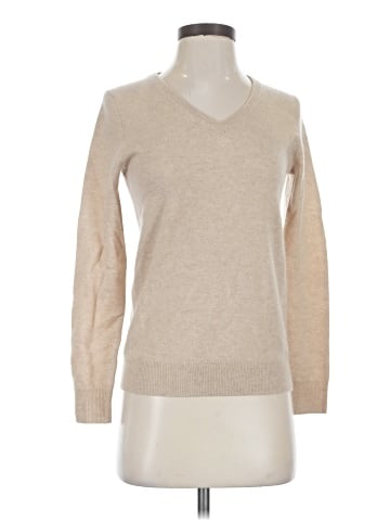 Amicale Cashmere Pullover Sweater (view 1)