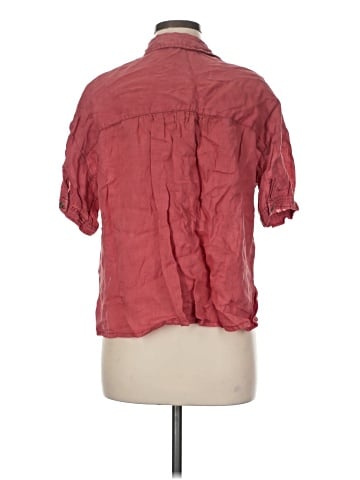 Pilcro 3/4 Sleeve Button-Down Shirt (view 2)