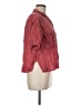 Pilcro Red 3/4 Sleeve Button-Down Shirt Size M - photo 4
