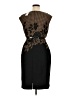 Connected Apparel Graphic Black Cocktail Dress Size 14 - photo 2