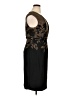 Connected Apparel Graphic Black Cocktail Dress Size 14 - photo 4