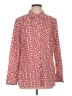 Talbots Polka Dots Red Long Sleeve Blouse Size L - photo 1